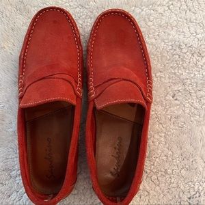 NORDSTROM RACK SANDRINO SOFT ITALIAN SUEDE CREATES A MOC LOAFER